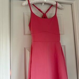 Zella Vibrant Pink Athletic Dress with Built in Shorts